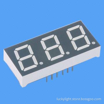 0.36-inch 3-digit 7 Segments LED Digital Display, Available in Pure Green
